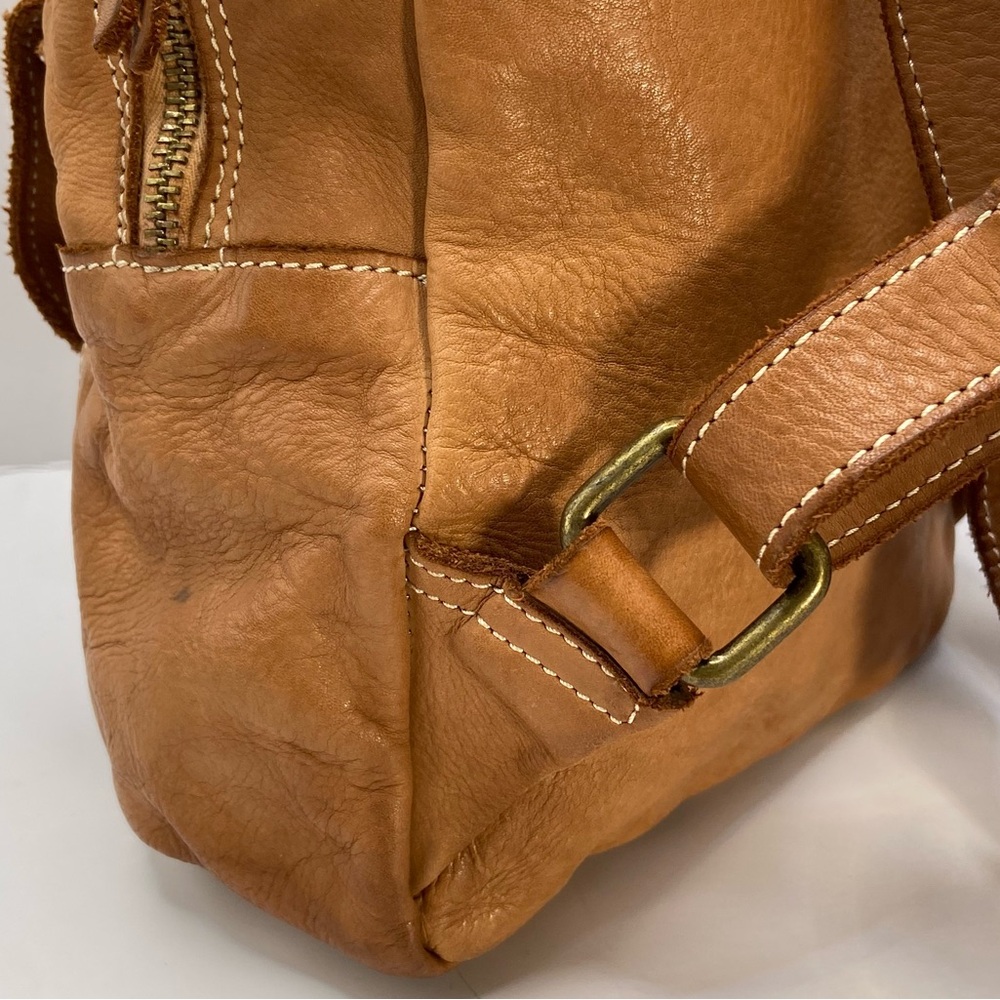 Costanza Rota Italian Woven Leather Backpack - Picture 13 of 16